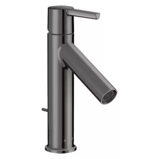 Axor Starck Смеситель для раковины 100, на 1 отв., с донным клапаном, цвет: полированный черный хром