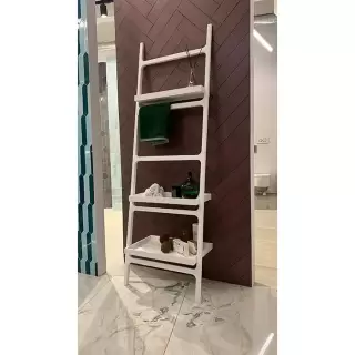 Knief Rails Лестница-вешалка с полками 60х36х180см, цвет: белый матовый
