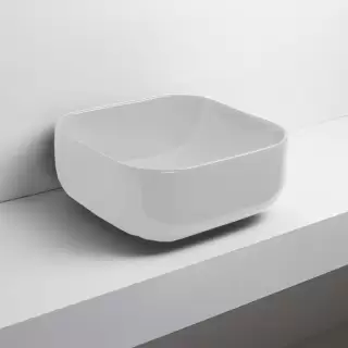 Simas Balloon Раковина накладная, 45x45хh20см., без отв., без перелива, цвет: белый