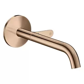 Axor One Смеситель для раковины Sel, встраиваемый, излив: 22см., цвет: полированное красное золото