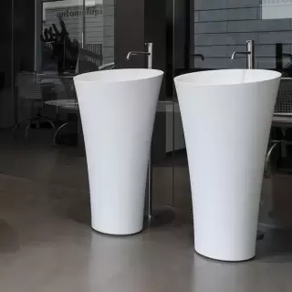 Antonio Lupi Tuba Раковина 50.4х50.4 см, без отв., цвет: белый