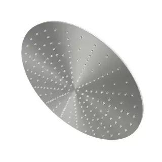 QuadroDesign Верхний душ, 30см., цвет: brushed stainless steel