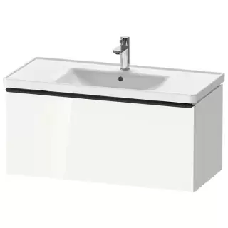 Duravit D-Neo Тумбочка подвесная 98.4х44x45.2см., раковина, 1 ящик, цвет: белый высокоглянцевый