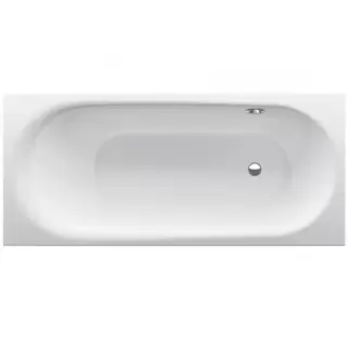 Bette Comodo Ванна встраиваемая, 180х80х45см., с шумоизоляцией, BetteGlasur&reg; Plus, область ног ванны справа, перелив спереди, цвет: белый