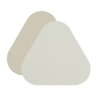 Colombo Adj Треугольный костер, 12x12 см, цвет: белый/панна котта