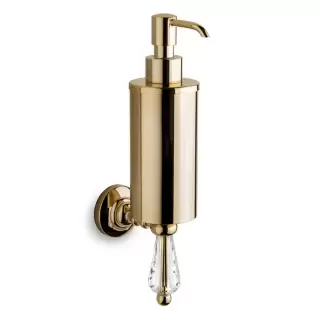 3SC Boheme Дозатор для жидкого мыла, подвесной, цвет: золото 24к. Lucido