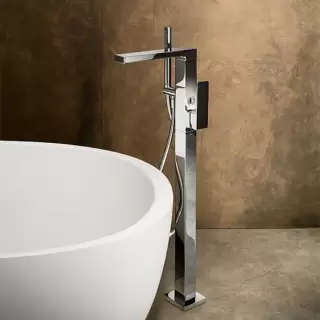 Fantini Mint Смеситель для ванны, напольный, цвет: хром