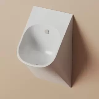 Artceram La Fontana 2.0 Писуар подвесной 33х31хh62см, с сифоном и креплением, saniglaze, цвет: белый