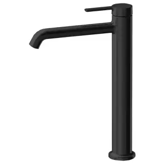 Fima Carlo Frattini Snap Смеситель для раковины, на 1 отв., высокий, цвет: черный матовый