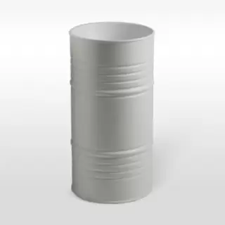 Kerasan Artwork Раковина 45х90 см, без отв., свободностоящая "BARREL", слив в стену, цвет: Grigio matt