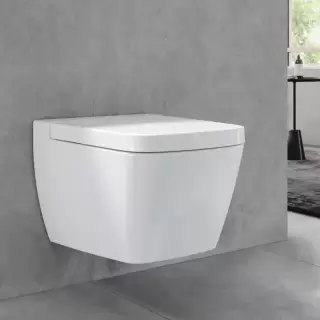 TECEone Унитаз подвесной 54х35.8х35 см, комплект крепежей, цвет: белый