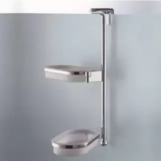 Colombo Isole Piantane штанга с 2 полочками, цвет: хром