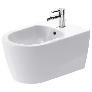 Duravit Me by Starck Биде подвесное 57х37см., с 1 отв. под смеситель, с креплением, цвет: белый