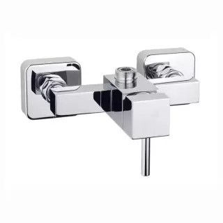 Nicolazzi Antelao Смеситель для душа на 2 отверстия, настенный, вывод сверху 3/4", цвет: хром