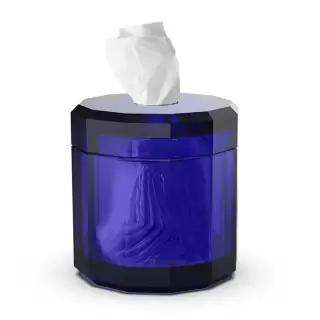 Decor Walther KR KB Kristall Салфетница, настольная, цвет: Capri Blue