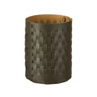 ADJ Корзина Bottega, D20xH25 см., цвет: оливковый/горчичный