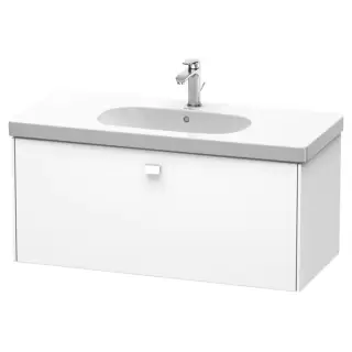 Duravit  Brioso Тумба подвесная 102х46.9х45.2см, с раковиной, с 1 выдвижным ящиком, цвет: белый матовый