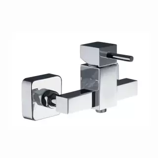 Nicolazzi Antelao Смеситель для душа на 2 отверстия, настенный, вывод снизу 1/2", цвет: хром