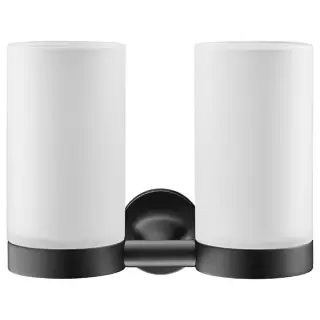 Duravit Starck T Стаканы, подвесныеч, цвет: черный матовый