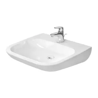 Duravit D-Code Раковина медицинский Med, без перелива, с 1 отв. под смес., 60х55см., цвет: белый