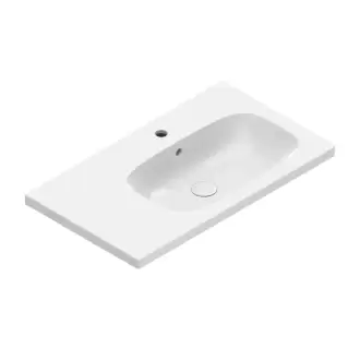 Catalano Alvea Раковина 80x46см чаша справа, с 1 отв., цвет: белый глянцевый