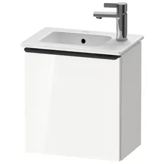 Duravit D-Neo Тумбочка подвесная 41x44x27.4см., раковина, 1 дверка, цвет: белый высокоглянцевый