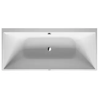 Duravit Vitrium Ванна пристенная 180x80см, с ножками, с2 наклонами для спины, прямоугольная, цвет: белый