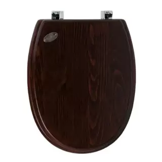 SIMAS Arcade Сиденье для унитаза, цвет дерево/хром