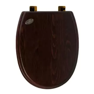 SIMAS Arcade Сиденье для унитаза, цвет дерево/бронза