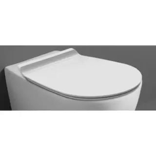 Simas Gambassi Сиденье для унитаза белое, петли хром