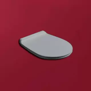 SIMAS Vignoni Сиденье для унитаза, микролифт, цвет: cemento matt/хром