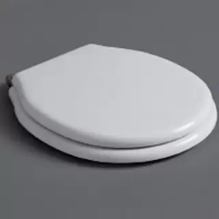 SIMAS Londra Сиденье для подвесного унитаза, цвет: белый/бронза