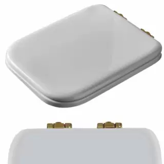 KERASAN Waldorf запчасть - комплект шарниров (микролифт) для сидения 418601/418640, цвет бронза