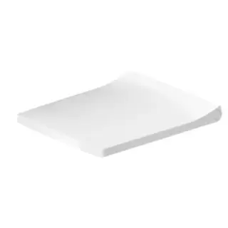 Duravit Viu Сиденье для компактного унитаза, микролифт, петли: нерж. сталь, цвет: белый
