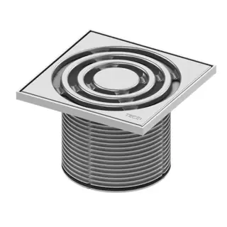 TECE Решетка декоративная 150мм в пластиковой рамке с монтажным элементом