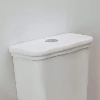 Kerasan Retro Крышка для бачка 108101/1082 с 1 отверстием под кнопку, цвет: белый