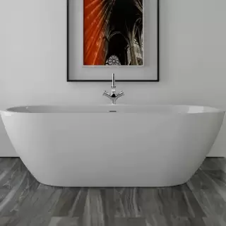 Knief Form Ванна отдельностоящая 190х90х60см, цвет: белый  со сливом 0100-091-06