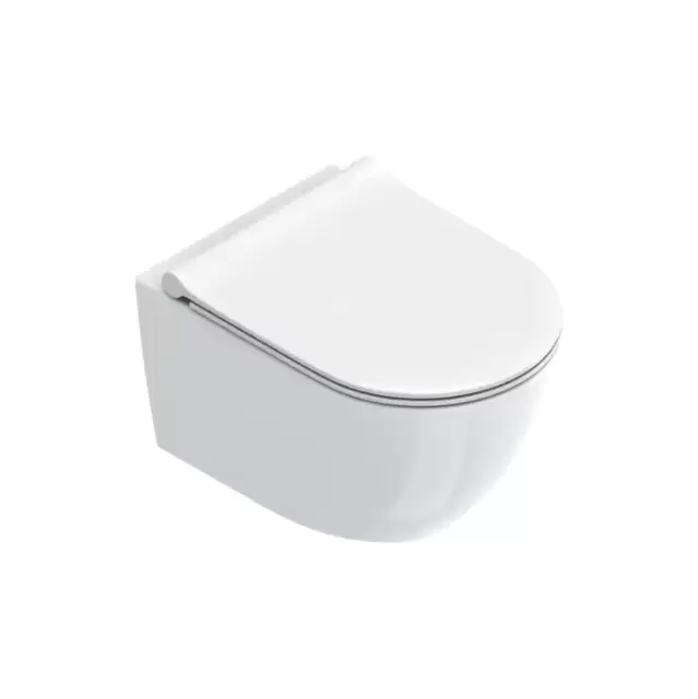 Catalano Sfera Унитаз подвесной 50х35см, безободковый, смыв Tornado, покрытие Cataglaze+, цвет: белый глянцевый