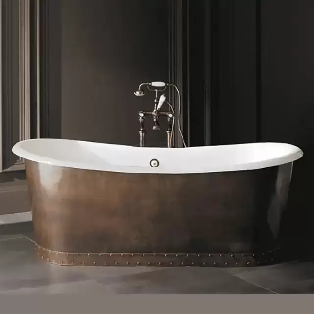 Devon&Devon Ambra Ванна чугунная отдельностоящая 182x81xh70,5cм, цвет: медь