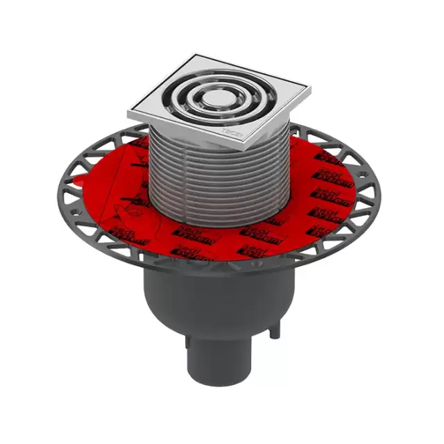 TECE Трап вертикальный с универсальным фланцем Seal System