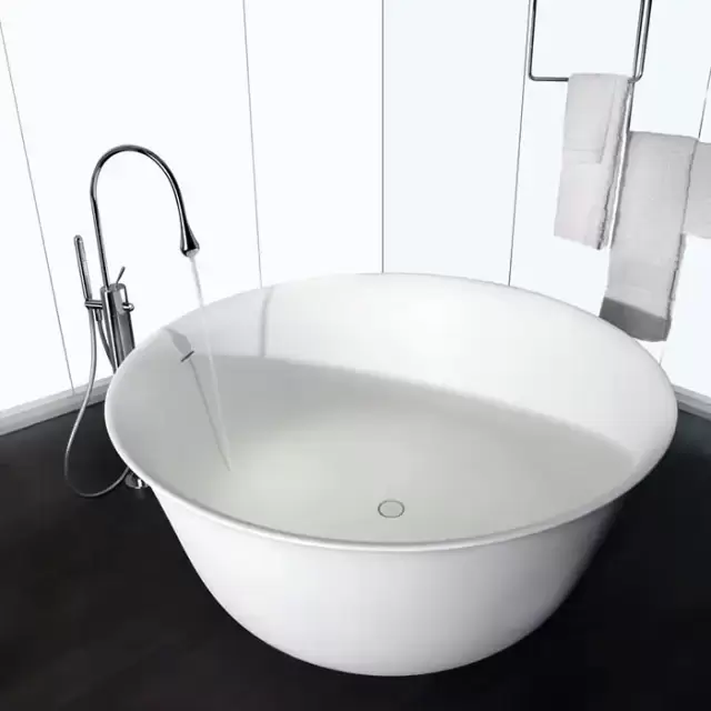 Gessi Goccia Напольный термостатический смеситель для ванны с ручным душем, внешняя часть, цвет: хром