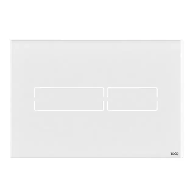 TECElux mini Электронная панель смыва, стекло, белая