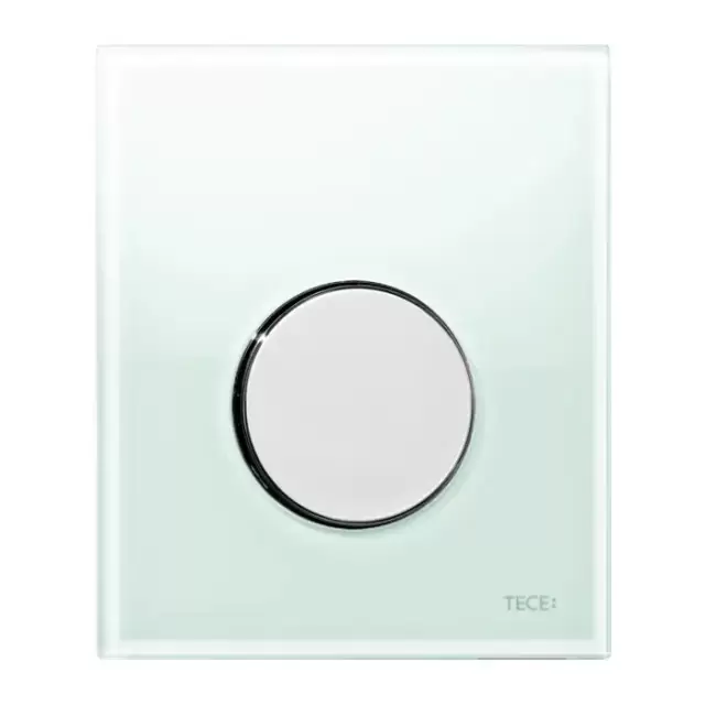 TECE TECEloop Urinal Панель смыва для писсуара, цвет: зеленое стекло/хром глянцевый