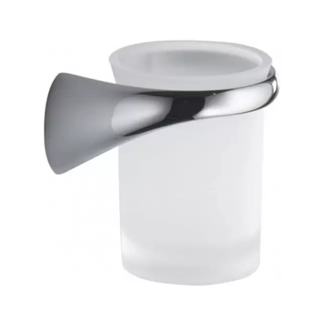 Colombo Link Стакан подвесной, DX, цвет: хром/матовое стекло