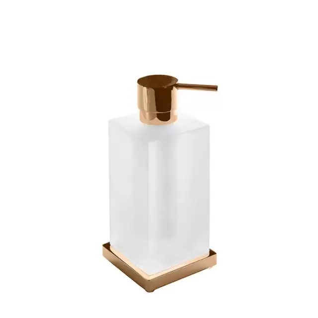 Colombo Look Дозатор для жидкого мыла, настольный, цвет: PVD Vintage матовый/матовое стекло