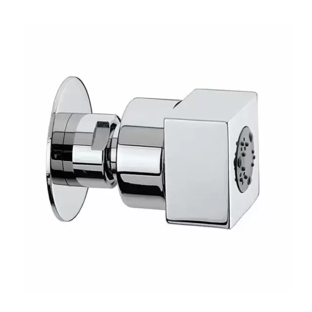 Bossini Cubic Mas Форсунка для душа, боковая, поворотная, цвет: хром