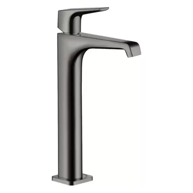 Axor Citterio E Смеситель для раковины 250, на 1 отв., высокий, с донным клапаном, цвет: полированный черный хром