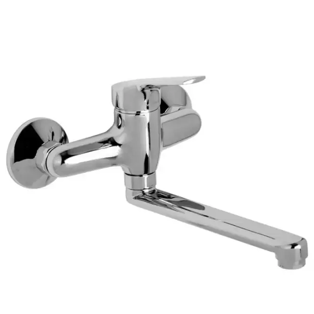 Fima Carlo Frattini Kitchen Смеситель для кухни, настенный, цвет: хром