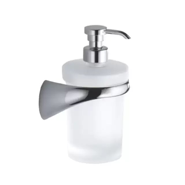 Colombo Link Дозатор для жидкого мыла, подвесной, SX, цвет: хром/матовое стекло