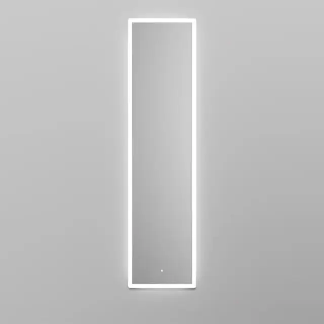 Salini Armonia Зеркало для ванны 45х178.5х2.5см., фоновая и фронтальная подсветка 3в1, сенсорный выключатель, крепления, без подогрева